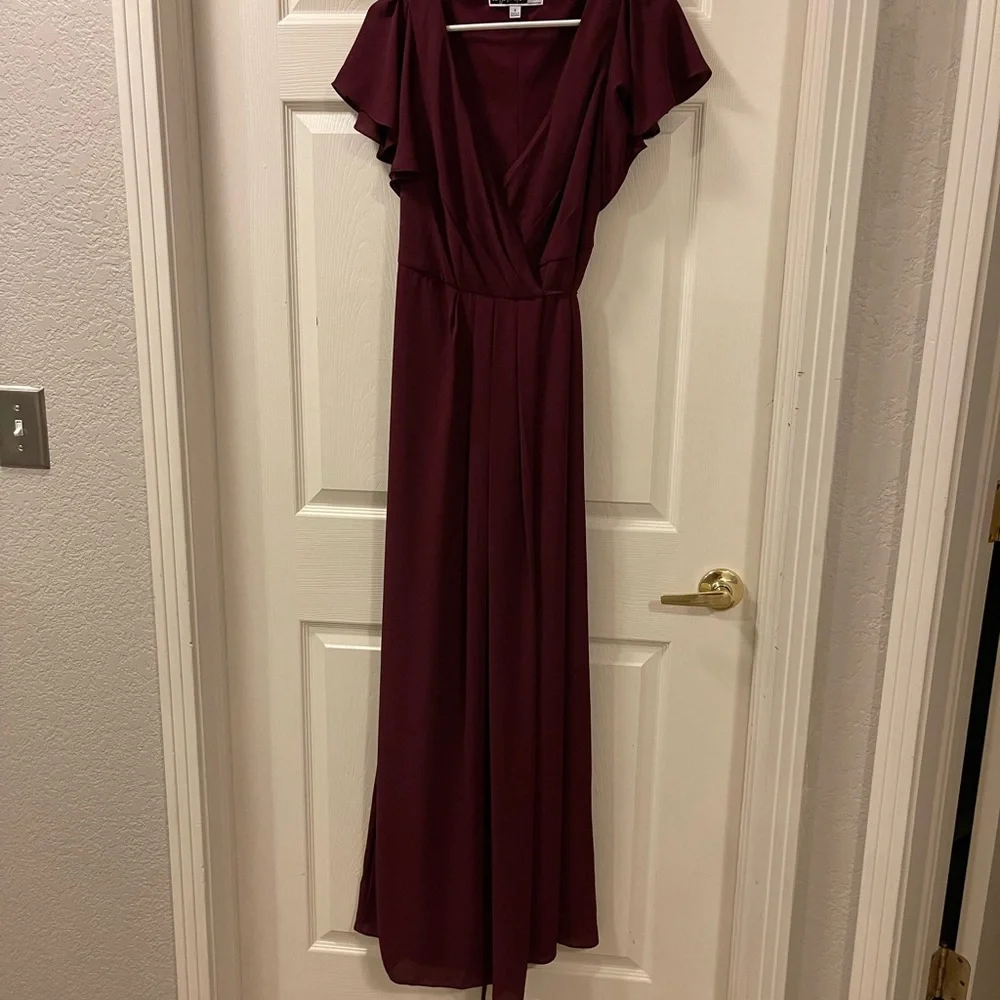 Formal Wrap Dress - Picture 2 of 4
